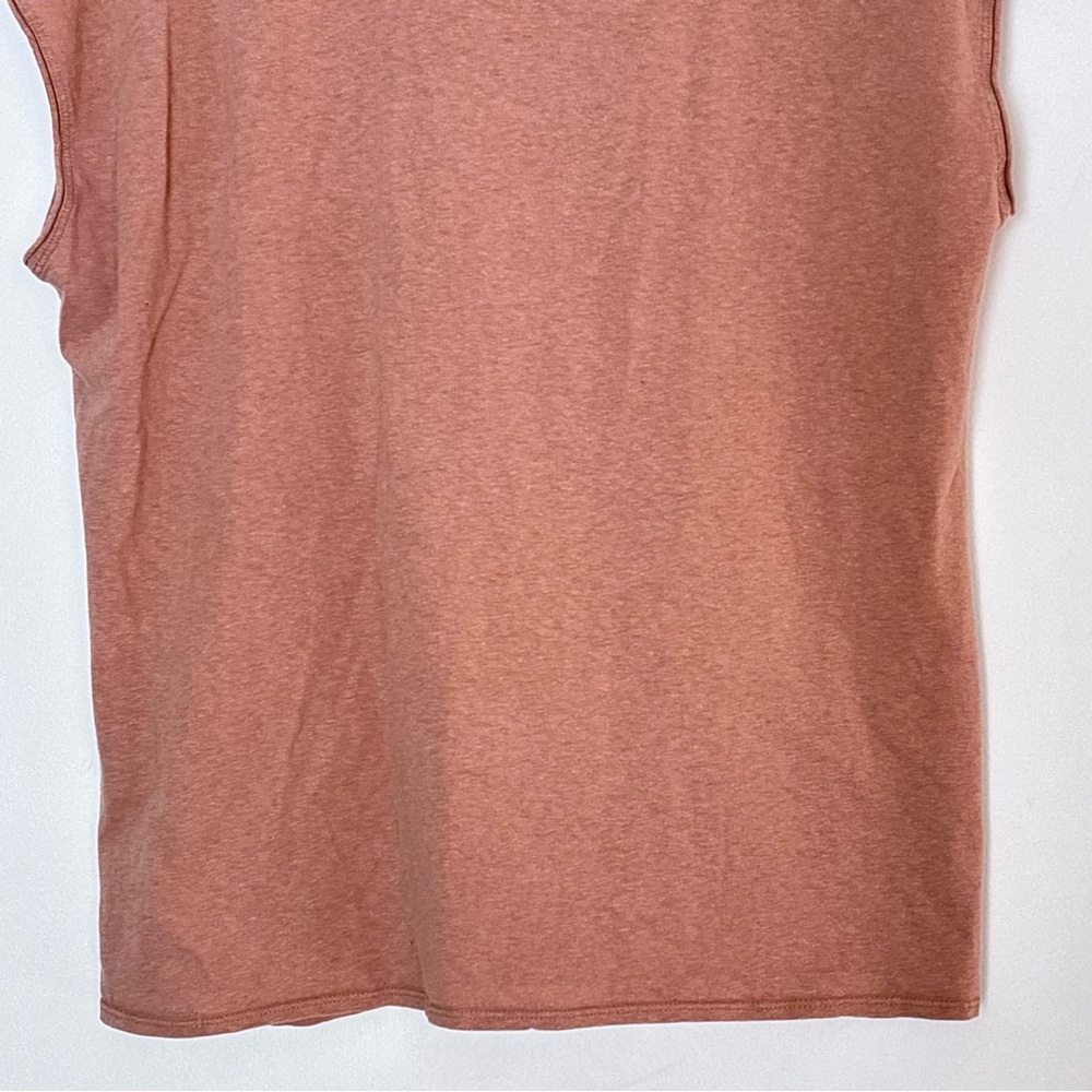 Everlane Boxy Vneck Shirt Size Large Hemp Organic Cotton Essential Basic Tee B54 - Picture 12 of 13